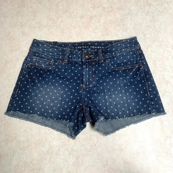 Lauren Conrad polka dot shorts - Picture 1 of 4